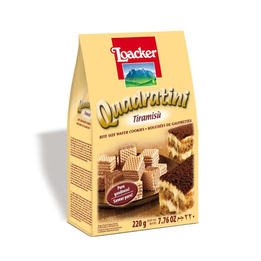 Loacker Quadratini Tiramisu Wafers