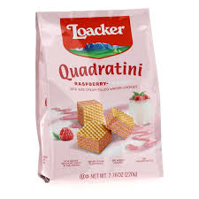 Loacker Quadratini Rasberry Yoghurt Wafers